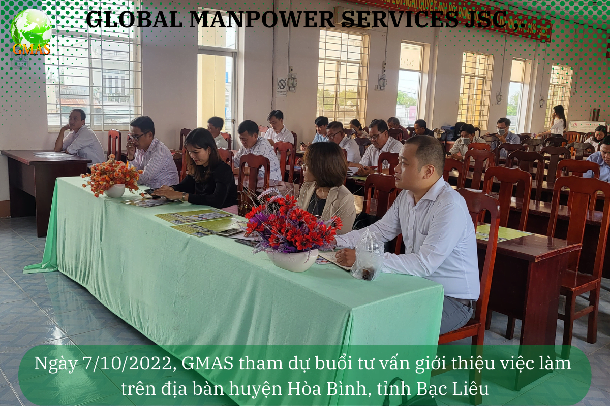 TƯ VẤN GIỚI THIỆU VIỆC LÀM TẠI TỈNH BẠC LIÊU - 07/10/2022 29 5 1