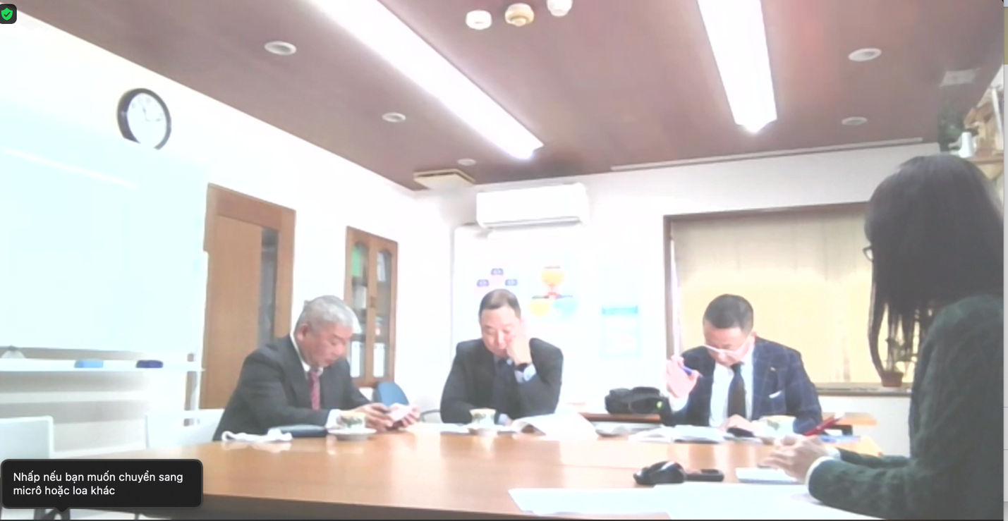 TGD Công ty GMAS & các cổ đông Công ty KG PLUS VIETNAM họp bàn thảo trực tuyến 25 kg