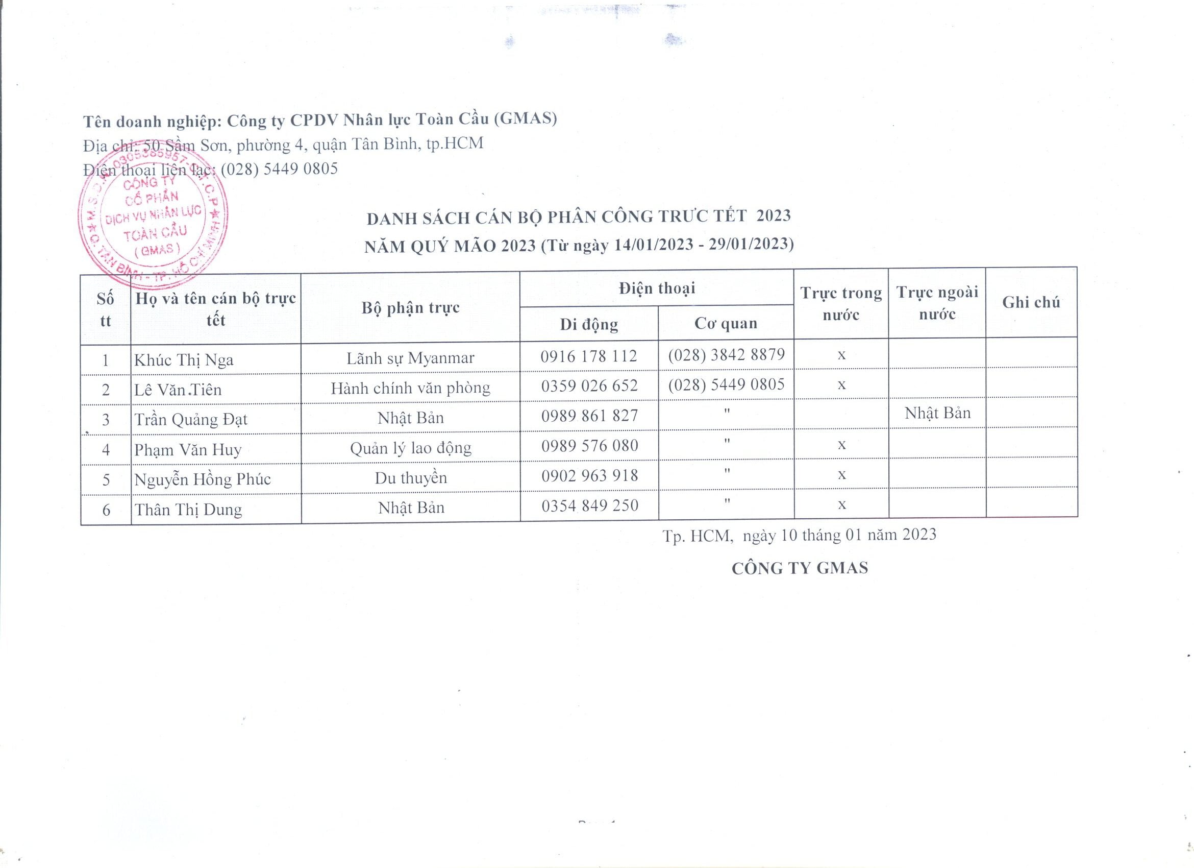 Danh sách cán bộ trực tết trong dịp nghỉ tết Nguyên đán 2023 25 z4028326011664 a29120002c1837d04e6276aa7ebed4e1 rotated