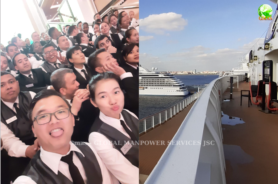 làm việc trên du thuyền quốc tế