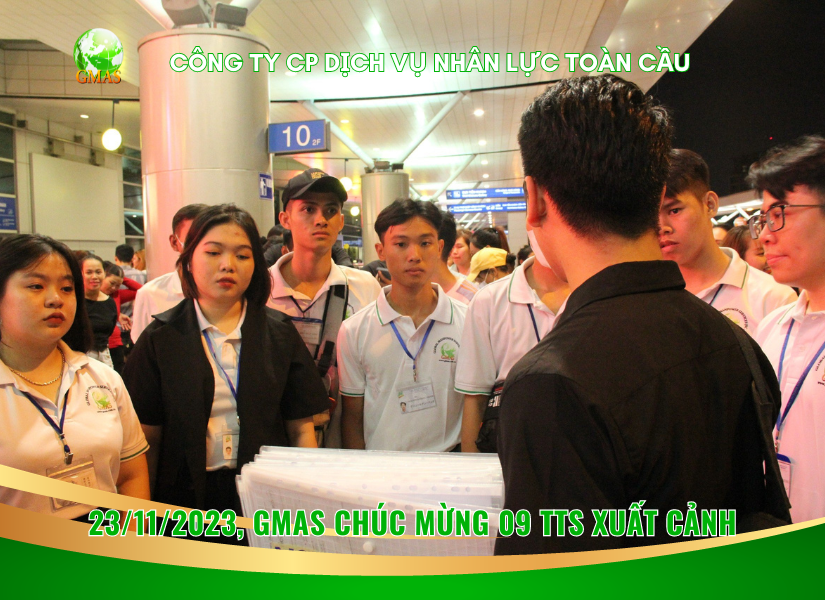 21/11/2023, CHÚC MỪNG TTS XUẤT CẢNH - XKLĐ NHẬT BẢN 27 2