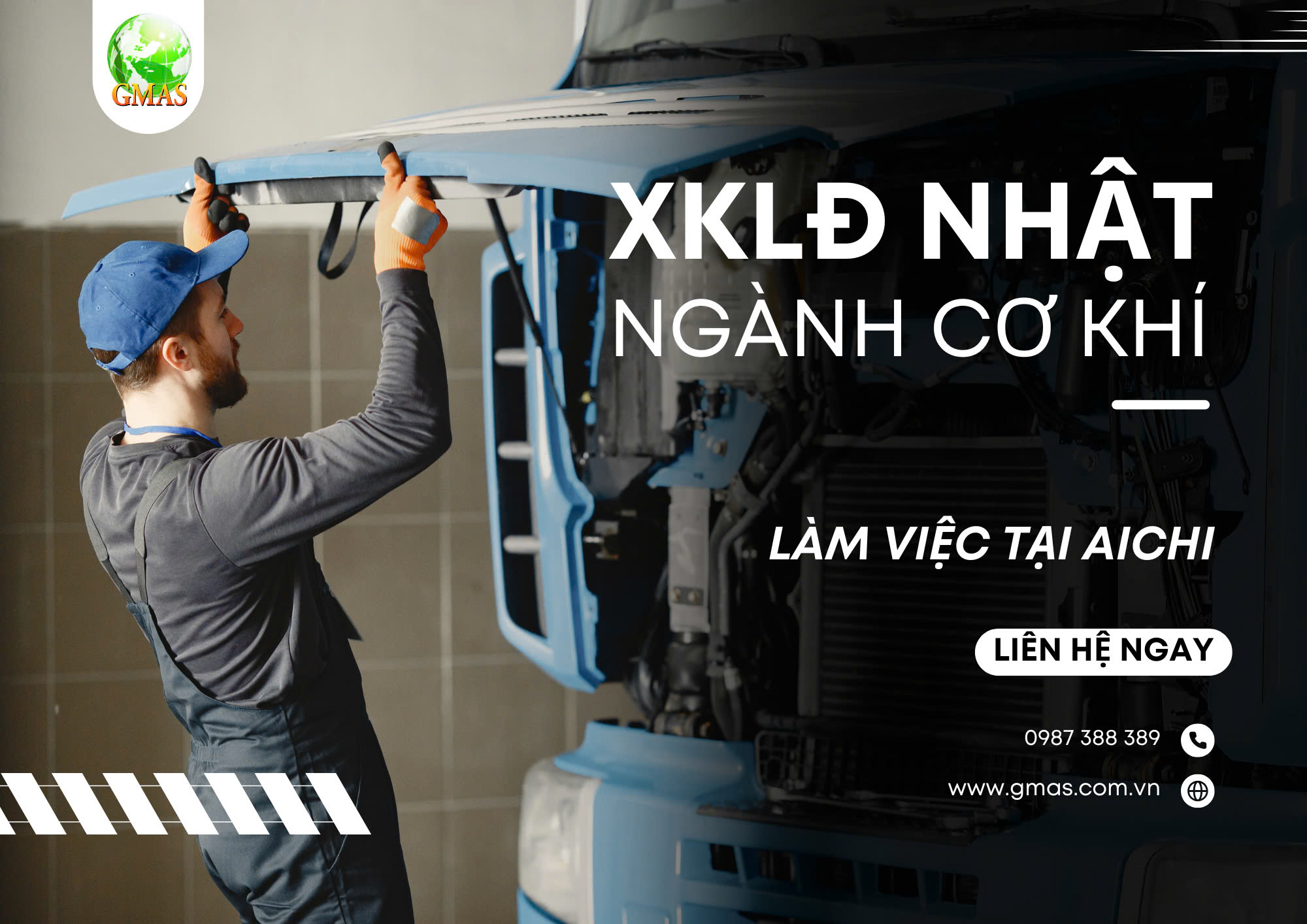 Xuất khẩu lao động Nhật Bản 2025 - Ngành Cơ Khí