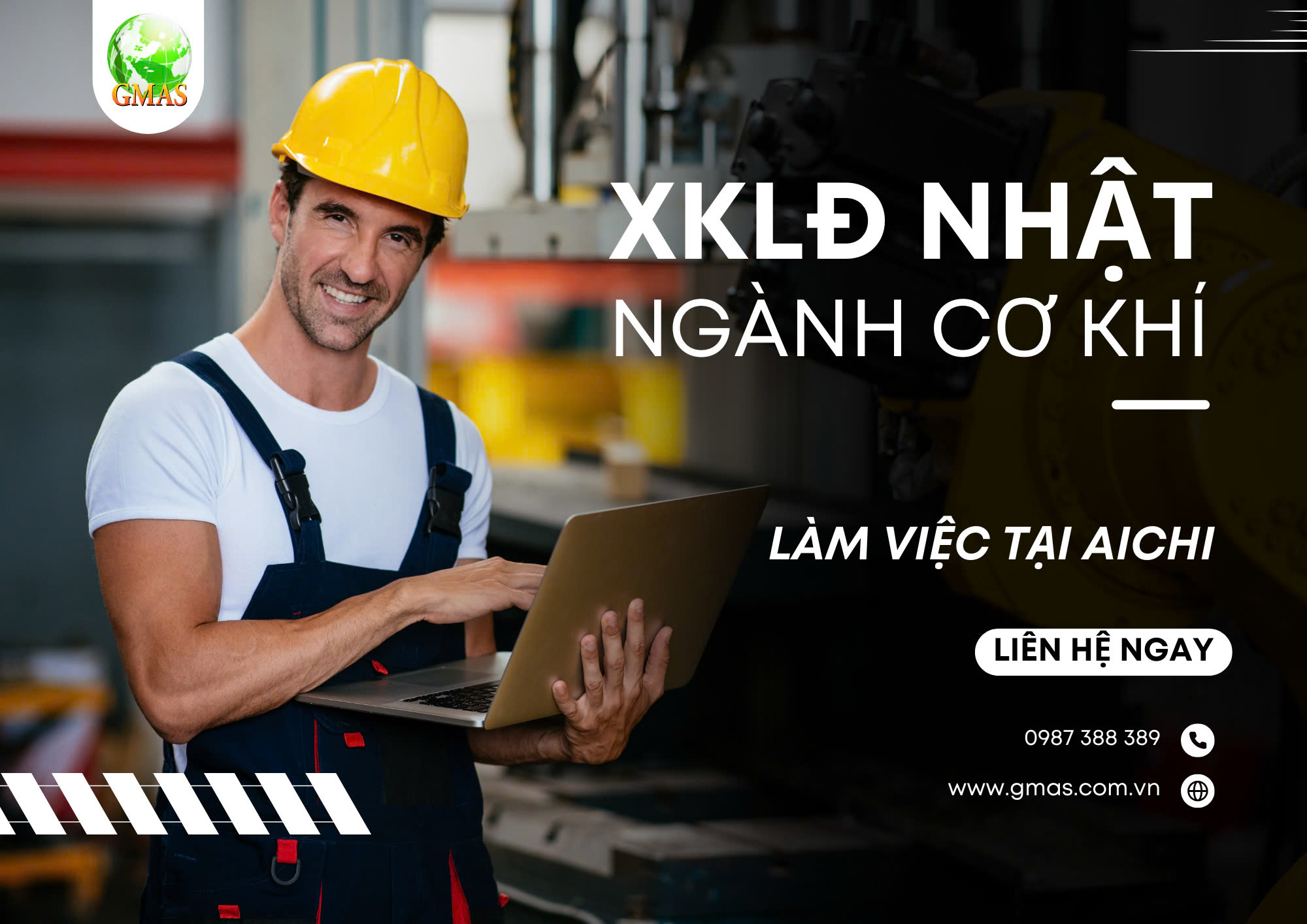 Xuất khẩu lao động Nhật Bản 2025 - Ngành Cơ Khí