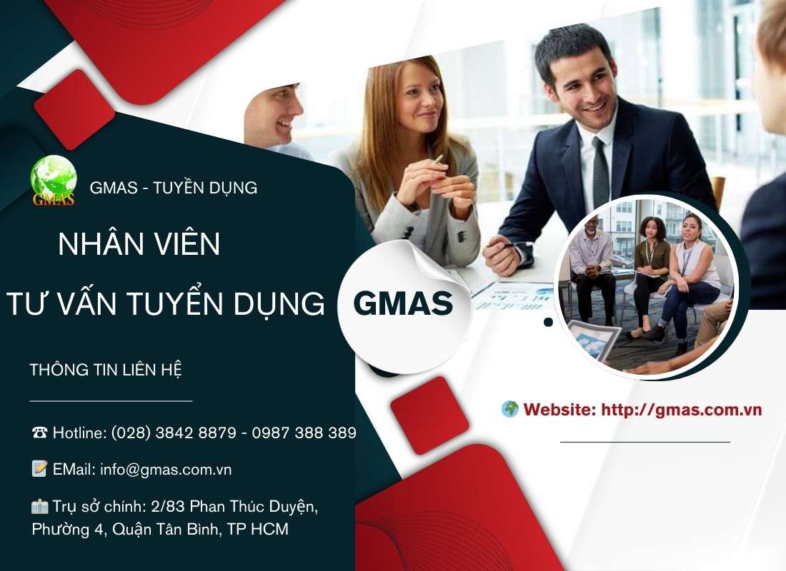 GMAS Cần Tuyển Chuyên Viên Tư Vấn Tuyển Dụng 24 3