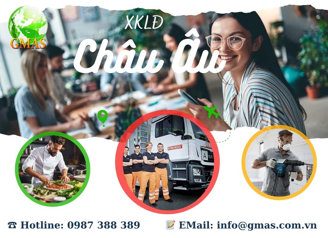 Đơn Hàng Xuất Khẩu Lao Động Châu Âu 2025 - Mới Nhất 254 danh sach nghe xkld chau au