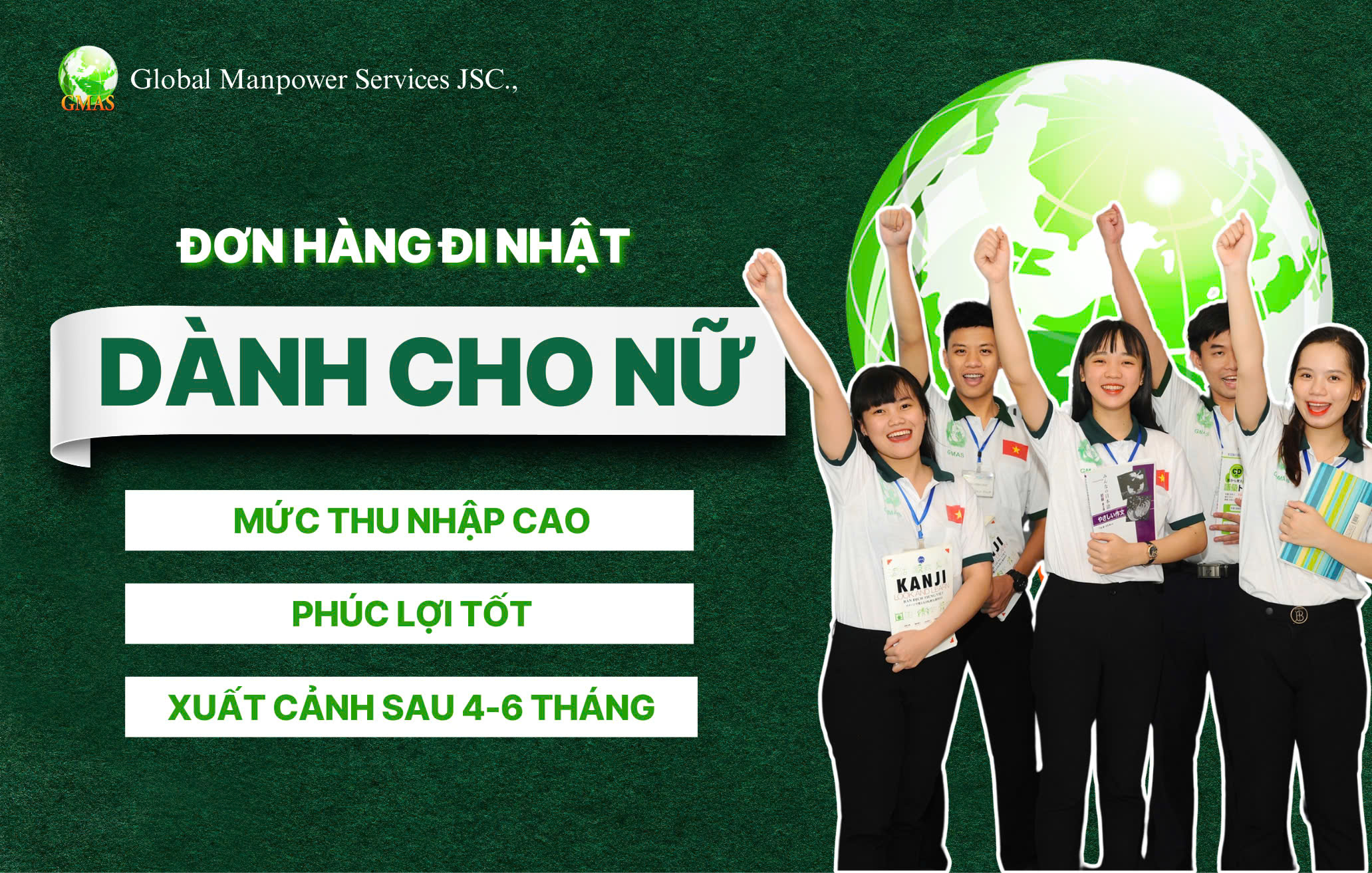 Các đơn hàng đi Nhật cho nữ: lương cao, phúc lợi tốt 25 don hang du nhat cho nu luong cao