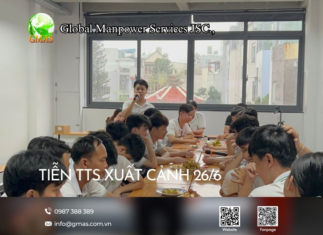 Chúc mừng TTS xuất cảnh sang Nhật 26/6 26 tiec tien tts xuat canh 26 6
