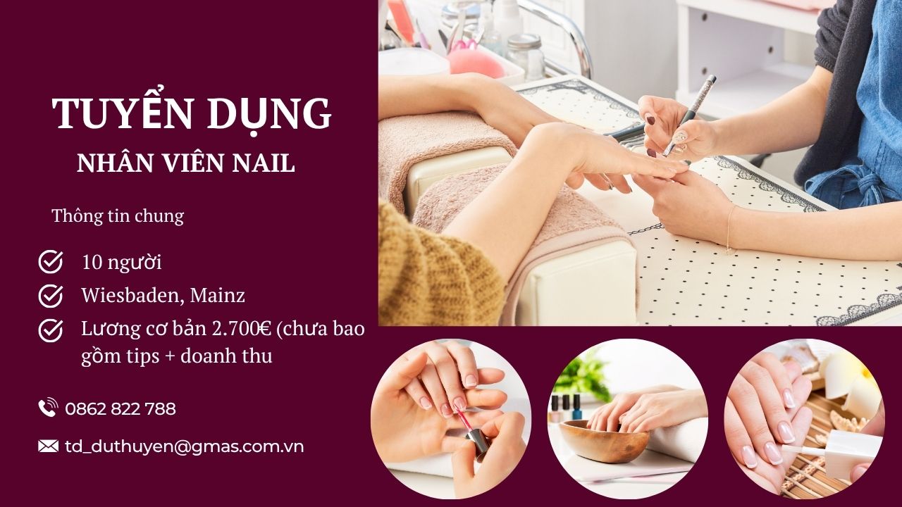 nhan vien nail tai duc