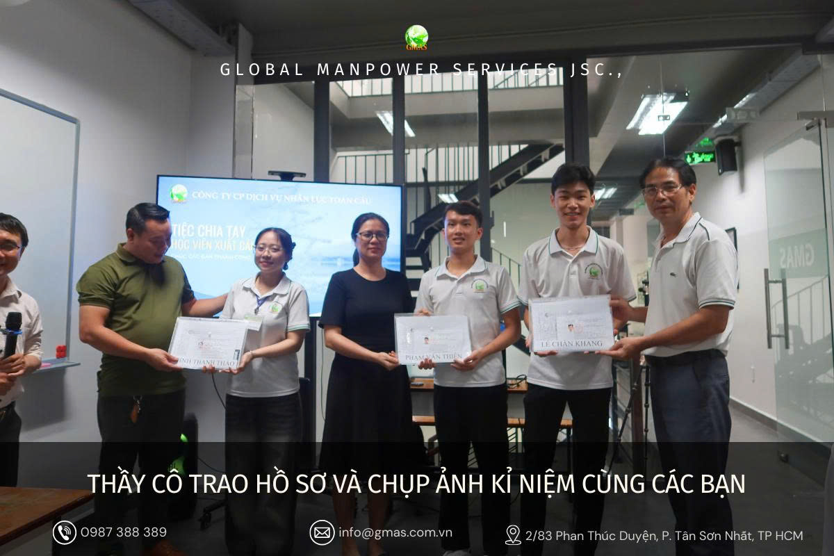 Chúc mừng 3 TTS xuất cảnh sang Fukuoka 28 thay co chuc mung 3 tts 17 8