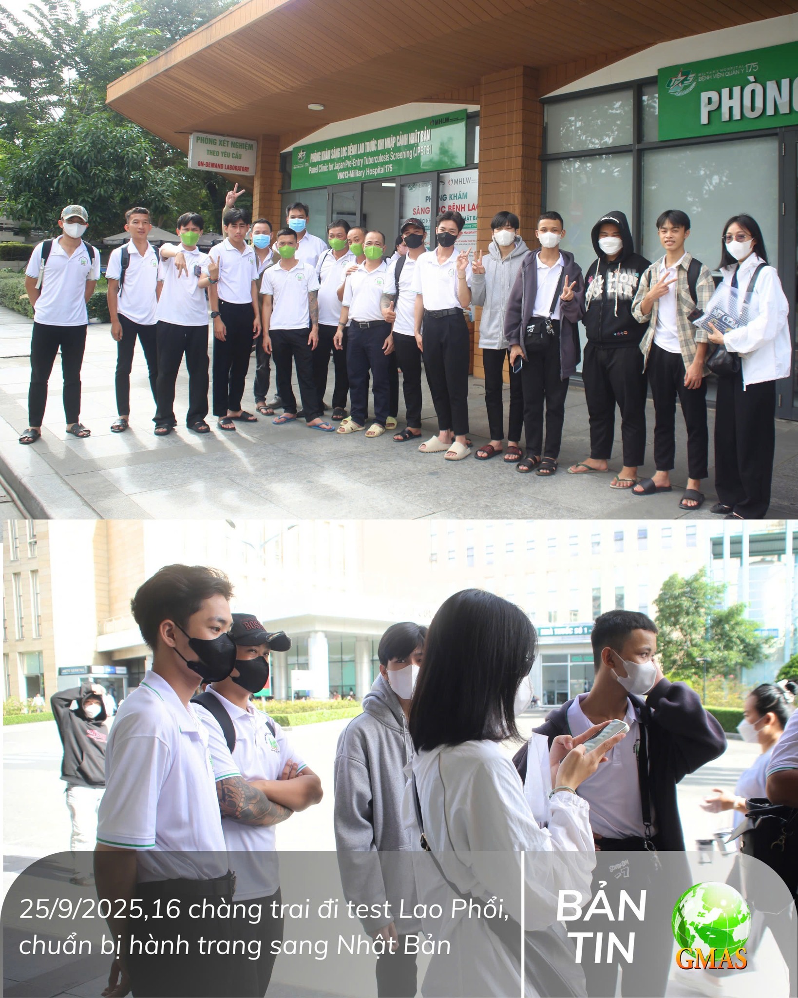 Dẫn học viên kiểm tra lao phổi hoàn thiện hồ sơ 26 kham lao phoi