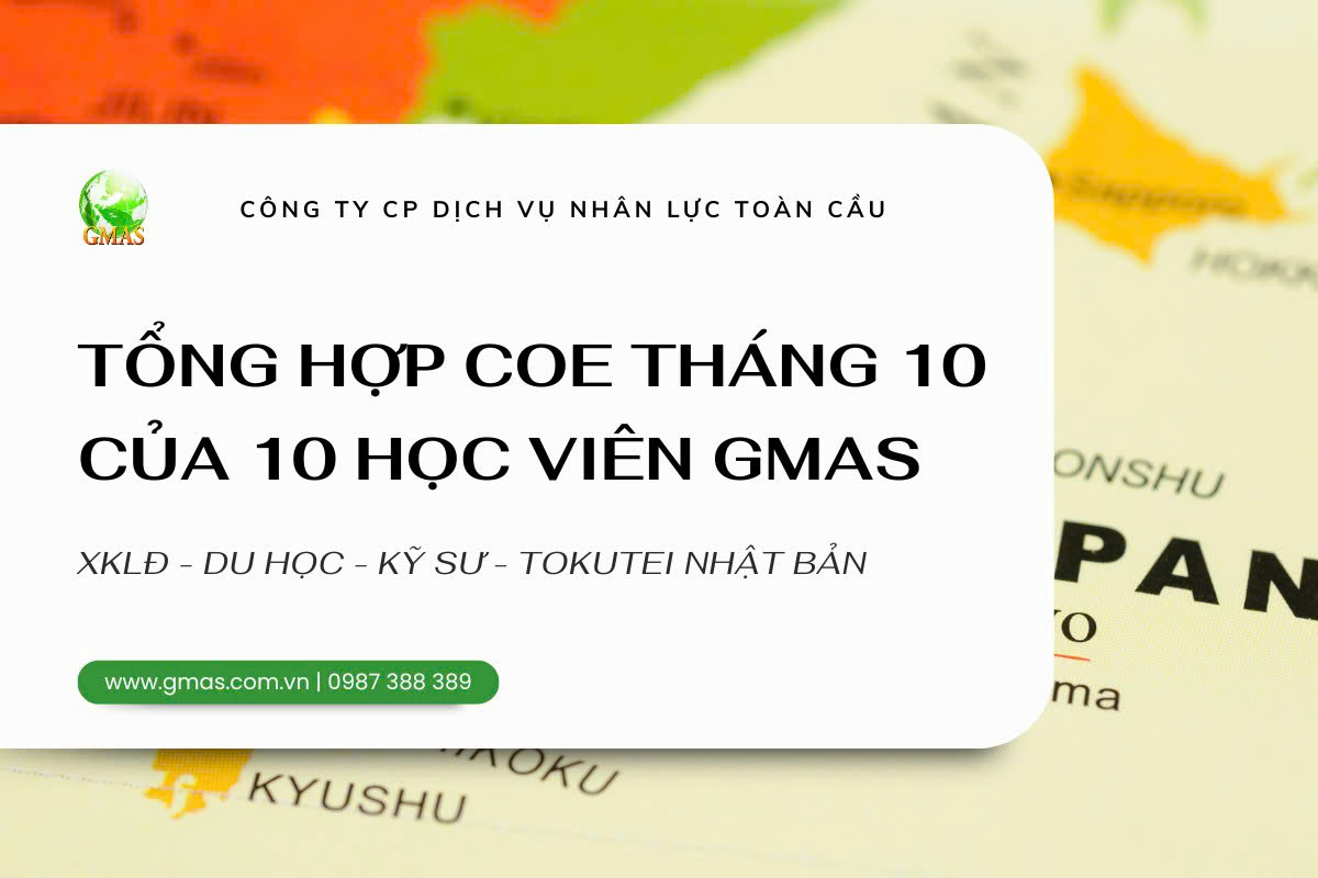Tổng hợp COE tháng 10 của học viên 14 coe thang 10 gmas