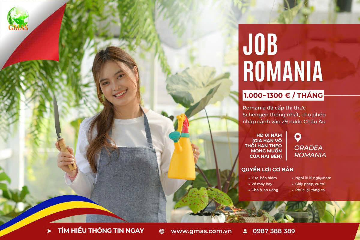 Xuất khẩu lao động Rumani: Mức lương và yêu cầu 25 lam vuon tai rumani