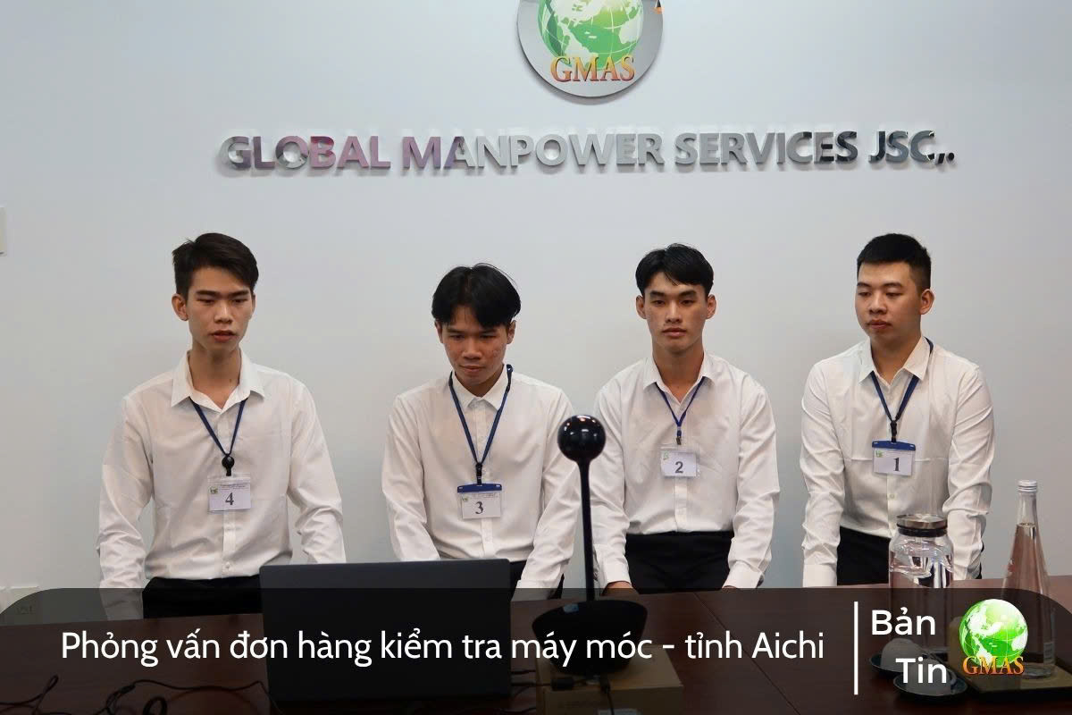 Chúc mừng 3 ứng viên đậu phỏng vấn đơn kiểm tra máy Aichi 26 7 pv don kiem tra may aichi