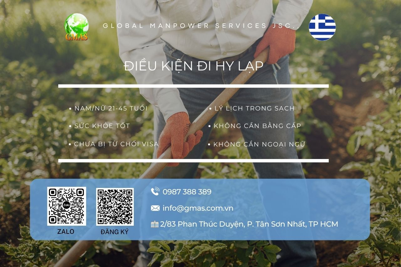 dieu kien di hy lap cho lao dong