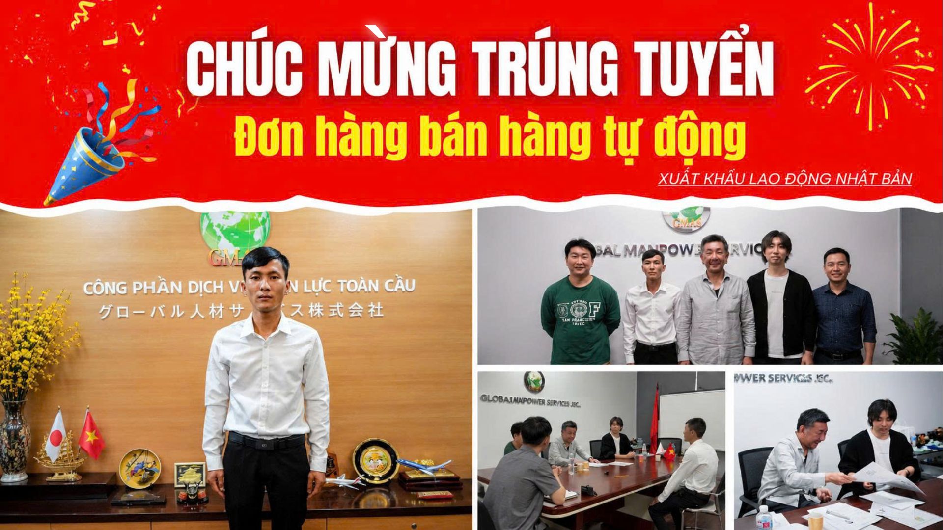 CHUC MUNG TRUNG TUYEN DON HANG NHAT BAN 1