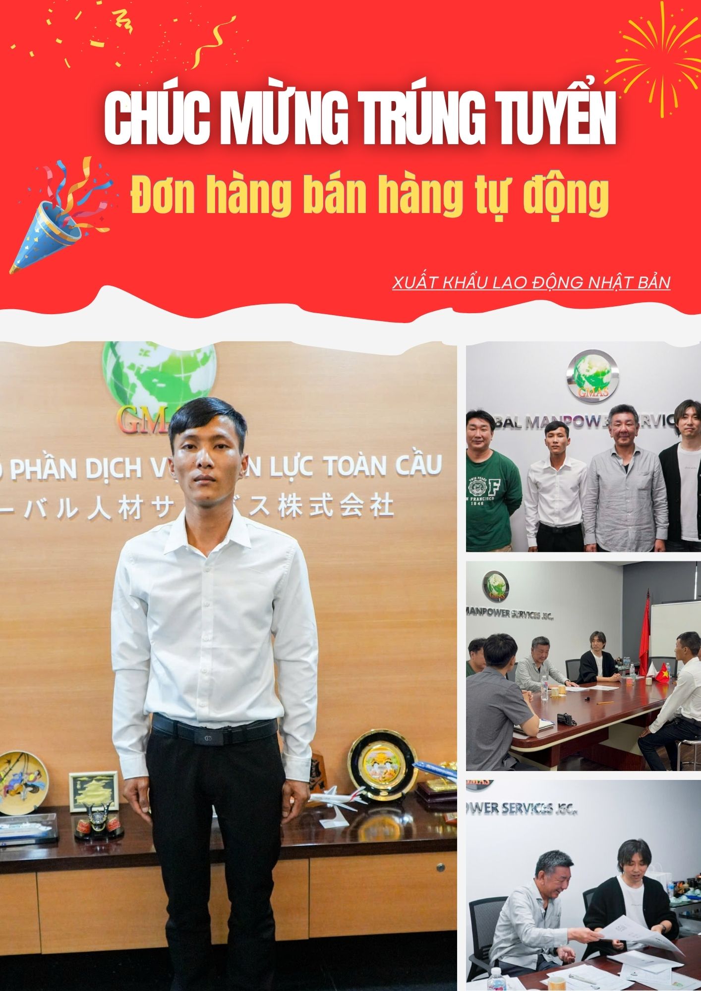 chuc mung trung tuyen