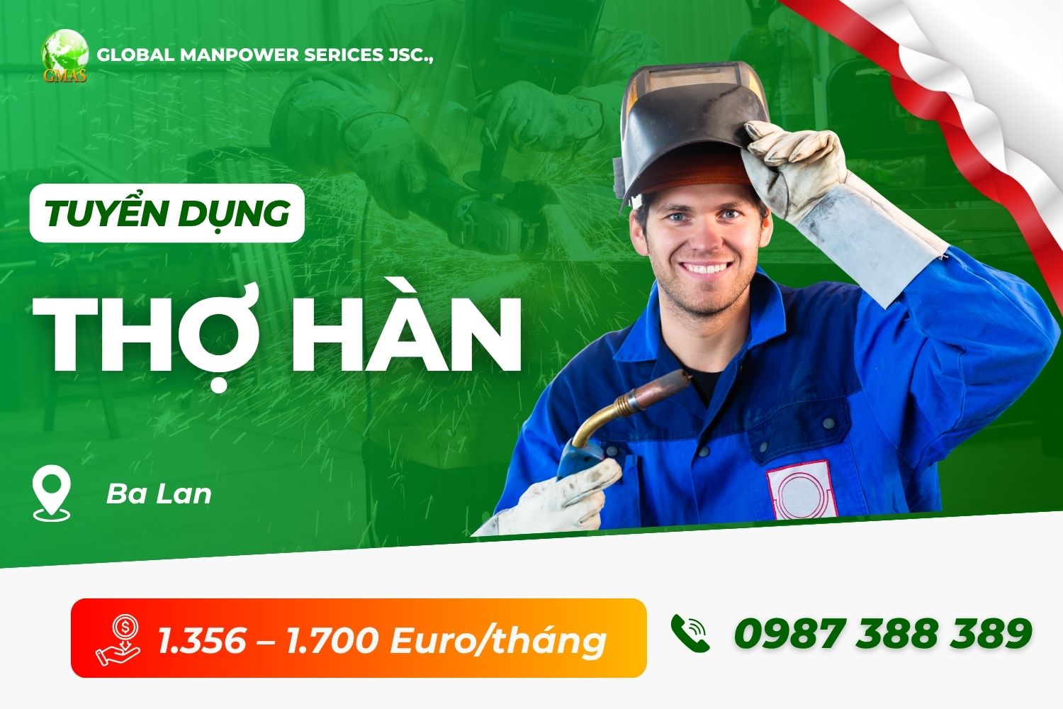 Gmas - Tuyển Dụng Lao Động Làm Việc Nước Ngoài 26 3 5