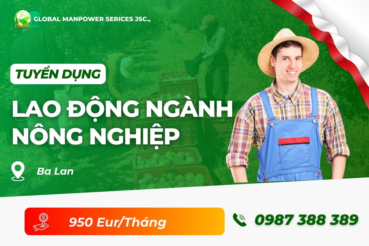 Gmas - Tuyển Dụng Lao Động Làm Việc Nước Ngoài 23 5 3