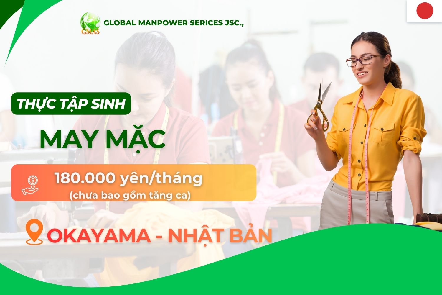 Gmas - Tuyển Dụng Lao Động Làm Việc Nước Ngoài 21 May mac