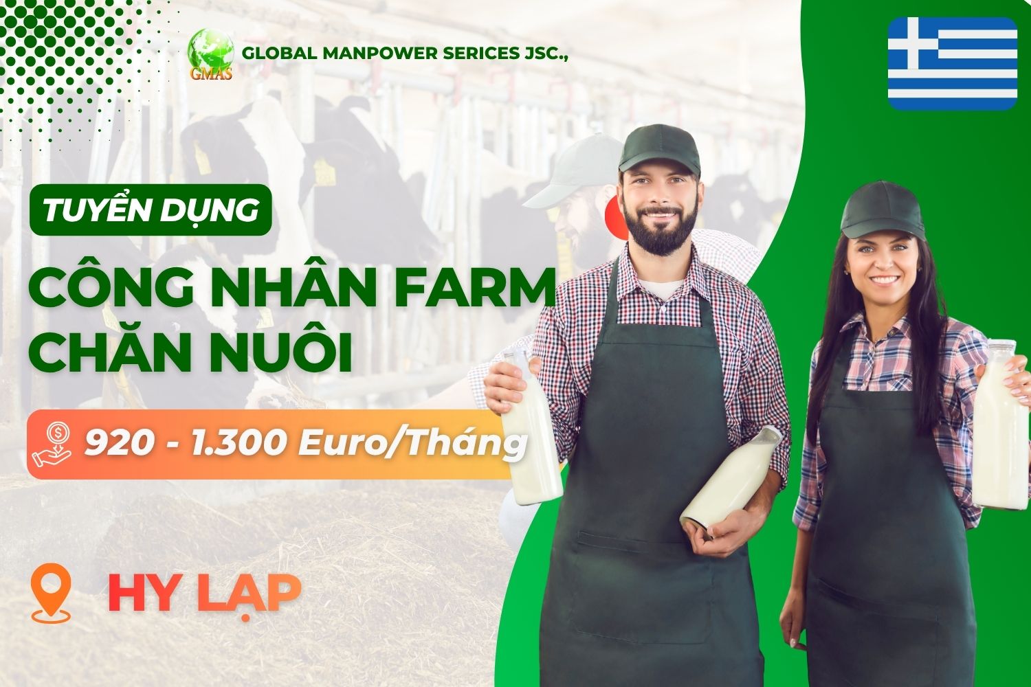 Gmas - Tuyển Dụng Lao Động Làm Việc Nước Ngoài 12 Tuyen Dung cong nhan famr chan nuoi 1