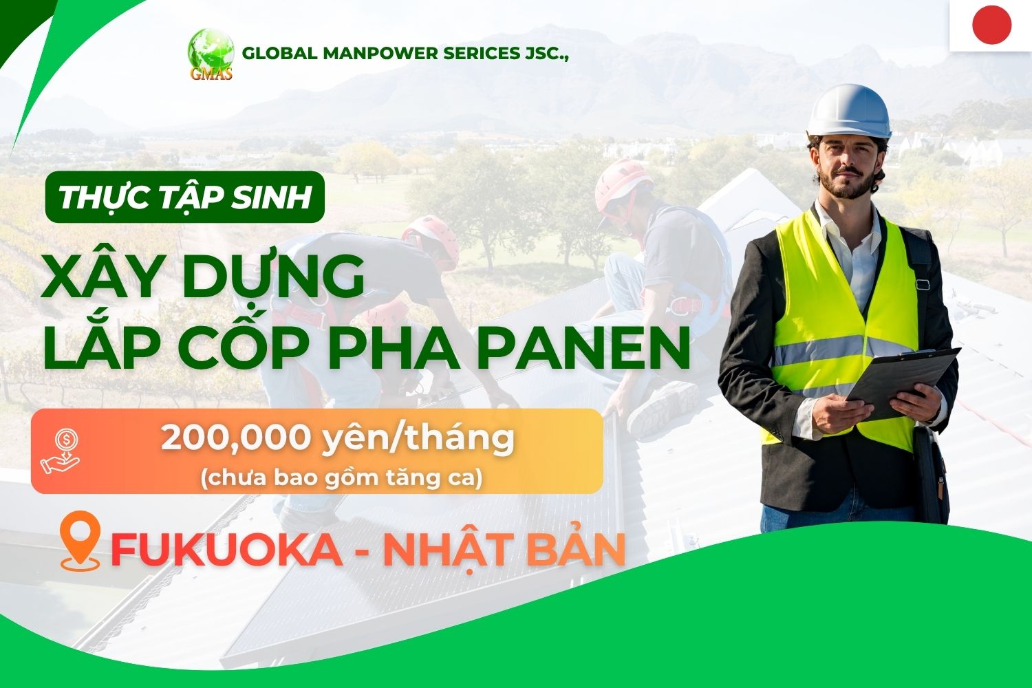 Gmas - Tuyển Dụng Lao Động Làm Việc Nước Ngoài 22 Xay dung