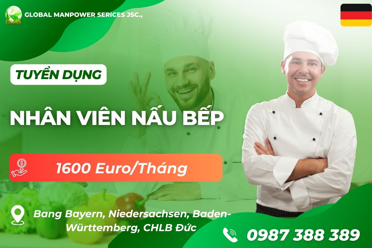 nhan vien nau bep