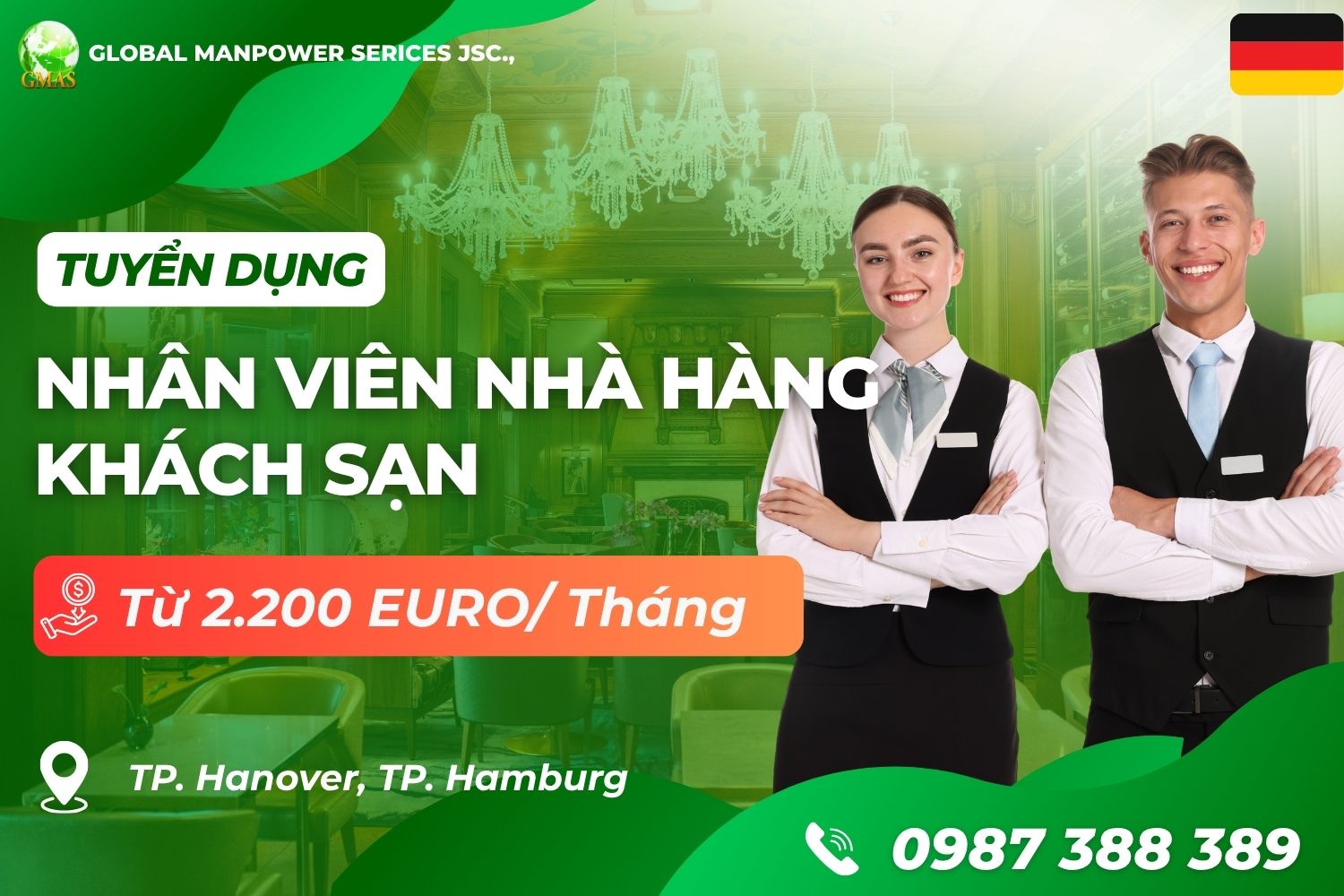 Gmas - Tuyển Dụng Lao Động Làm Việc Nước Ngoài 8 nhan vien nha hang khach san