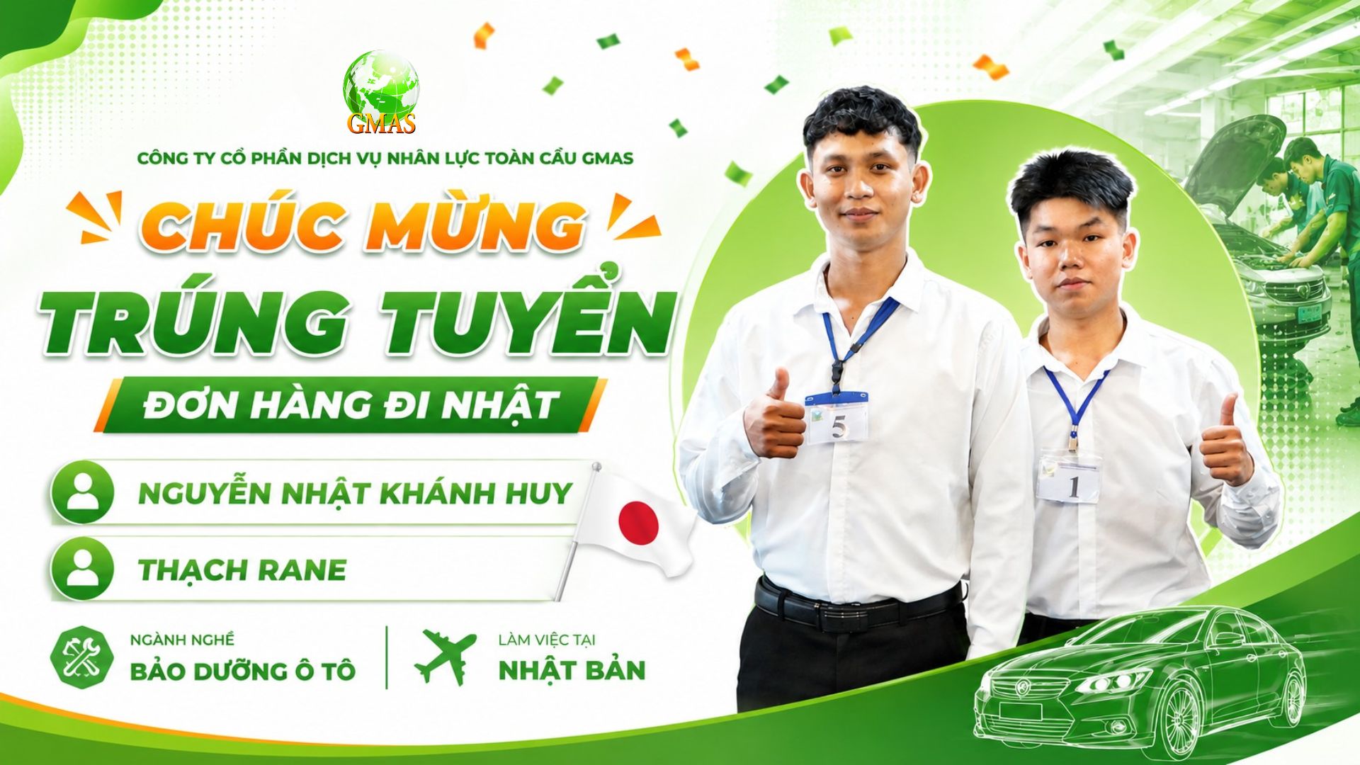 chuc mung trung tuyen