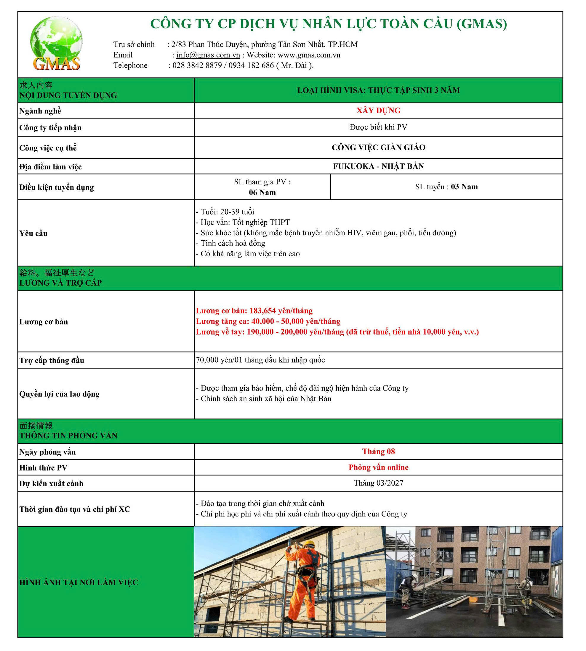 TUYỂN DỤNG THỰC TẬP SINH 3 NĂM LẮP DỰNG DÀN GIÁO TẠI NHẬT BẢN 25 don xay dung 2 e1786350060168