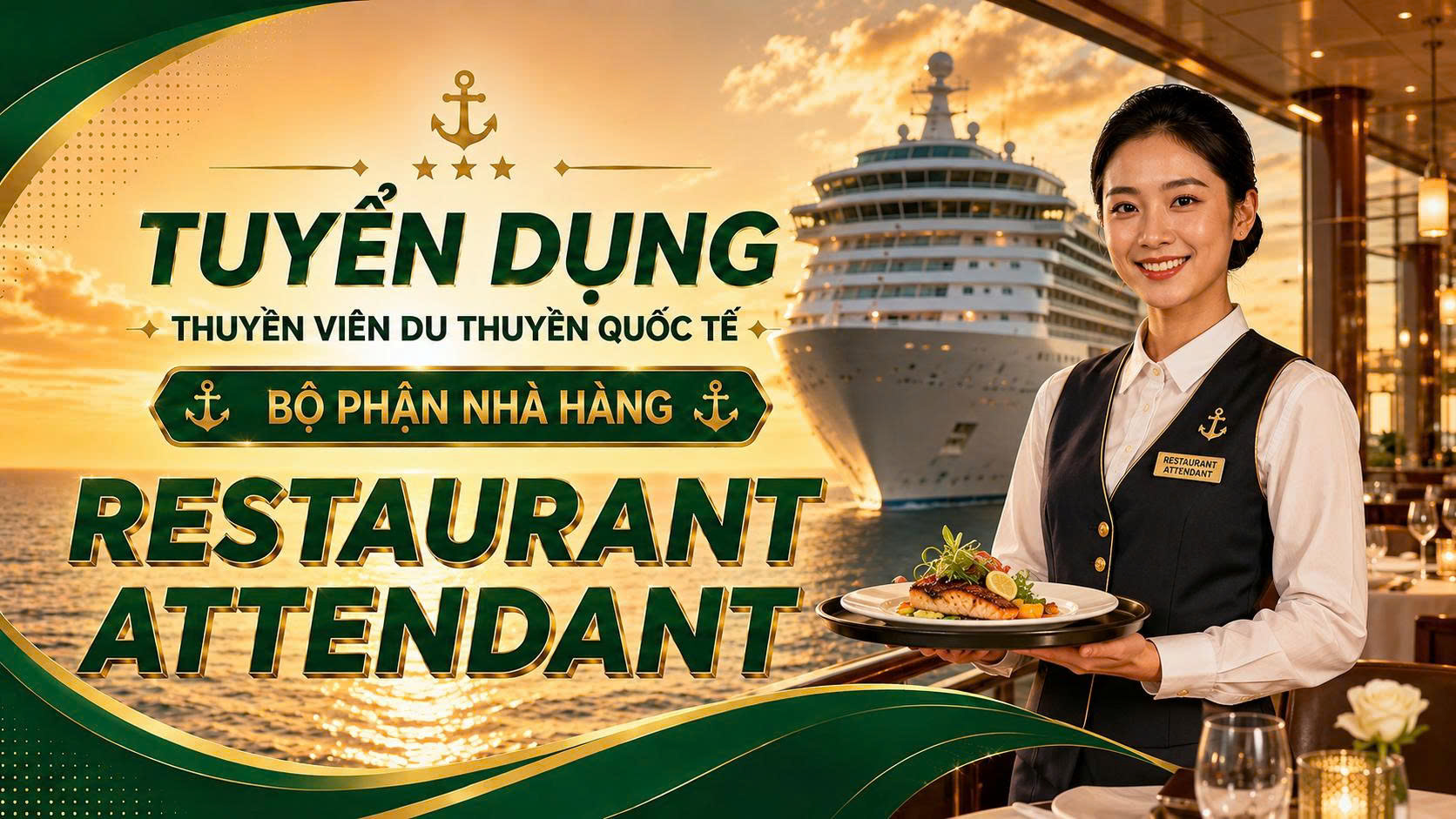 restaurant attendant