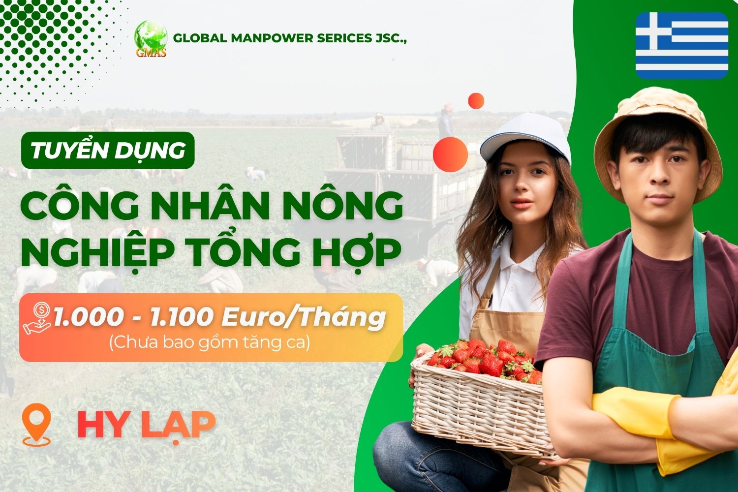 Gmas - Tuyển Dụng Lao Động Làm Việc Nước Ngoài 6 Tuyen Dung nong nghiep tong hop
