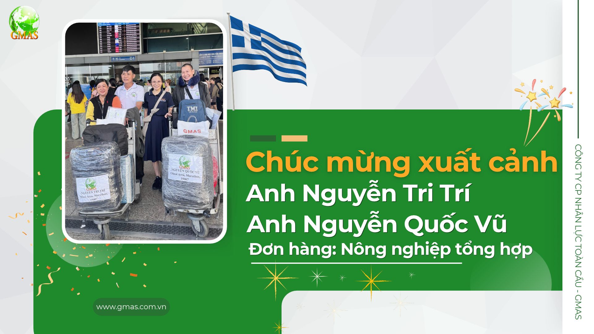 Chuc mung anh Tri Vu xuat canh