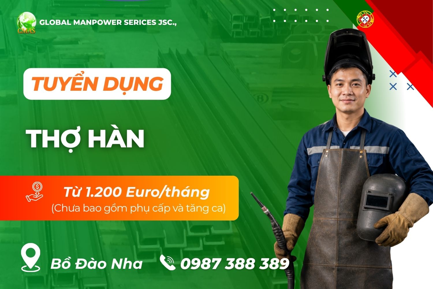 Gmas - Tuyển Dụng Lao Động Làm Việc Nước Ngoài 23 Tho han