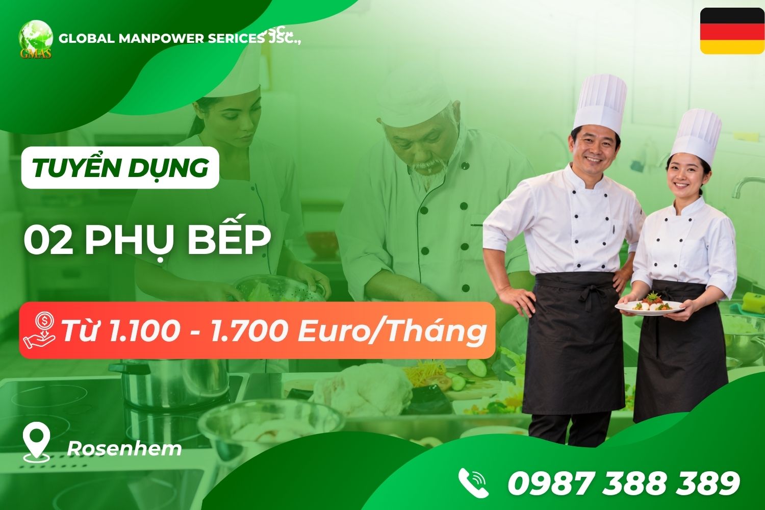 TUYỂN DỤNG PHỤ BẾP LÀM VIỆC TẠI ROSENHEM, ĐỨC – VISA 18B 25 2 phu bep Rosenhem
