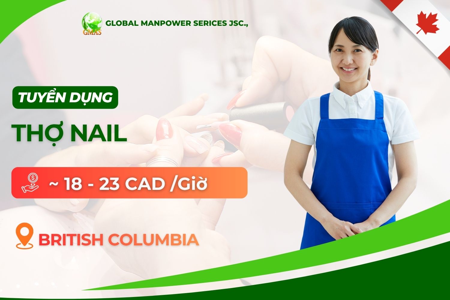 Gmas - Tuyển Dụng Lao Động Làm Việc Nước Ngoài 16 Tho nail
